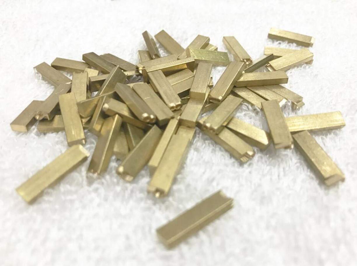 2x4x15mm Copper Letter and Number Mold DY-8 - Manual Color Ribbon Date Printer Set for Coding Machines - Perfect for Product Labeling, Packaging, and Industrial Marking
