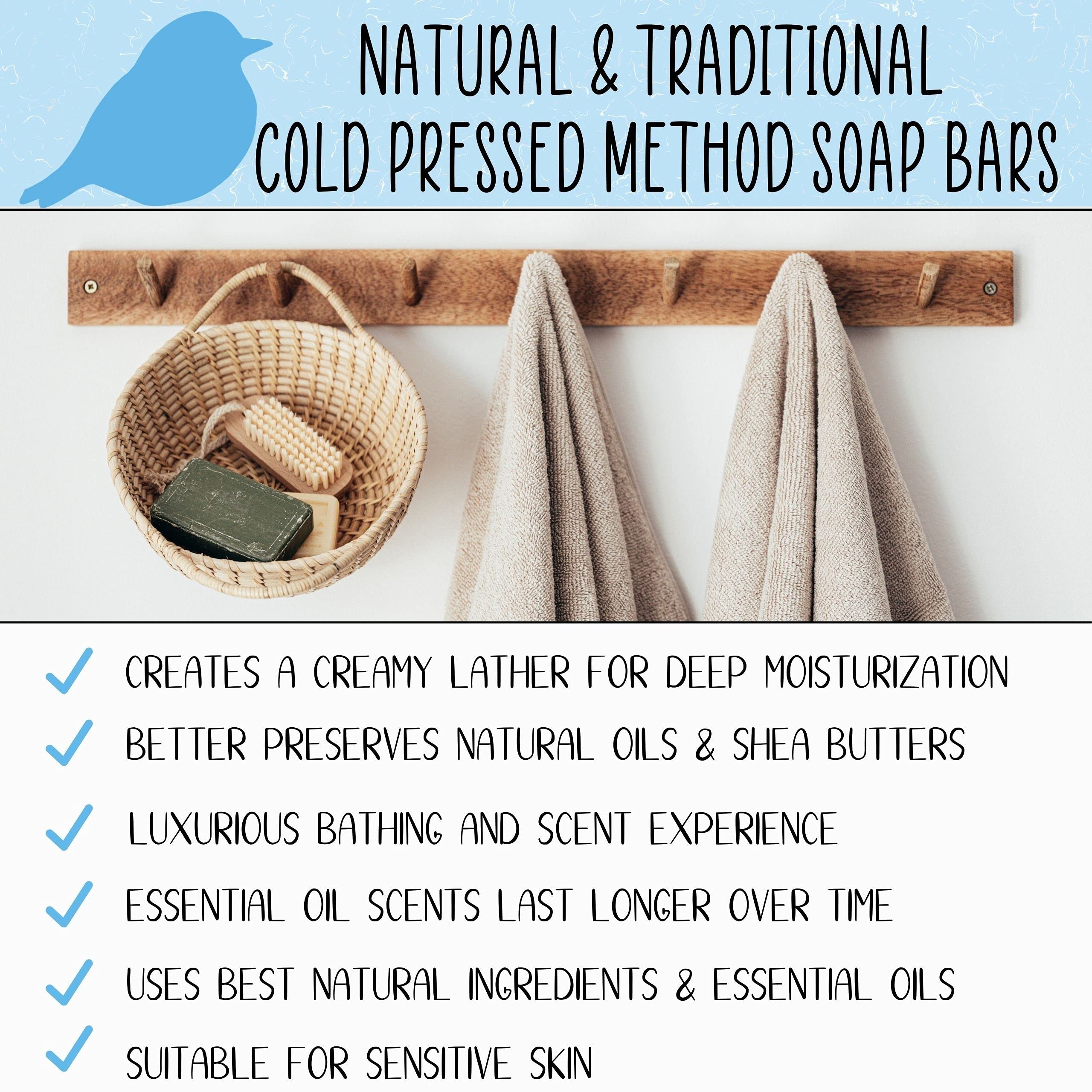 Bluebyrd Soap Co. Monkey Farts Vegan Soap Bar - Handmade Natural Olive & Coconut Oil Soap for Kids & Teens | Fruity Scented Body Wash | Perfect for Bath Time, Birthday Gifts & Sensitive Skin Care