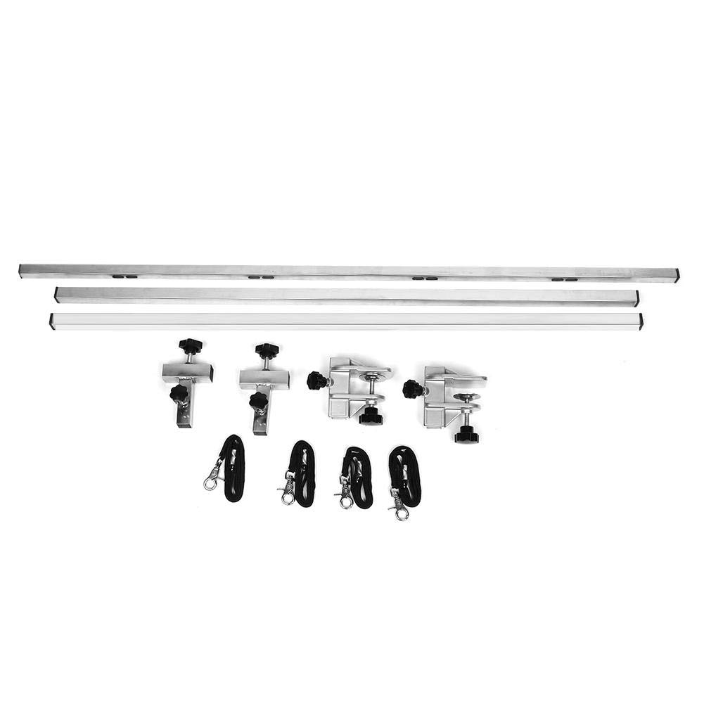 Zerodis Adjustable Height Pet Grooming Table - Stainless Steel Professional Dog & Cat Grooming Station with Clamp Holder (Fits 1.5m Tables) | Perfect for Home Grooming, Vet Clinics & Pet Salons