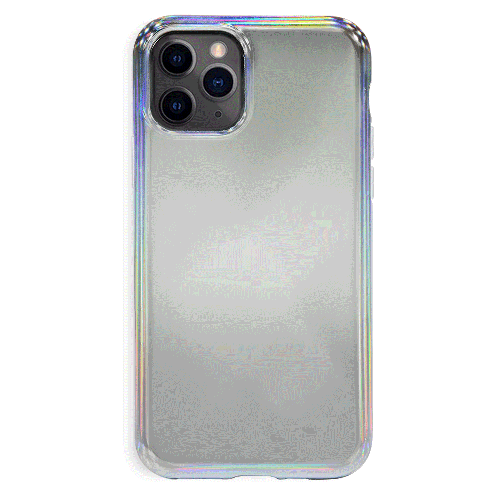 Holo Nebula iPhone Case - Glitter Holographic Phone Cover for iPhone 12/13/14/15 Pro Max - Trendy Protective Case with Cosmic Shine - Perfect for Parties, Gifts & Everyday Style