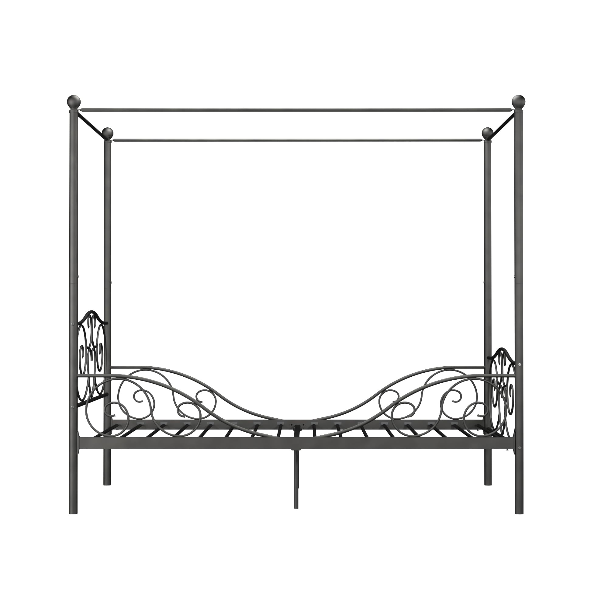 DHP 4020959 Heavy Duty Metal Twin Bed Frame in Pewter - Perfect for Kids Rooms, Guest Bedrooms & Small Spaces