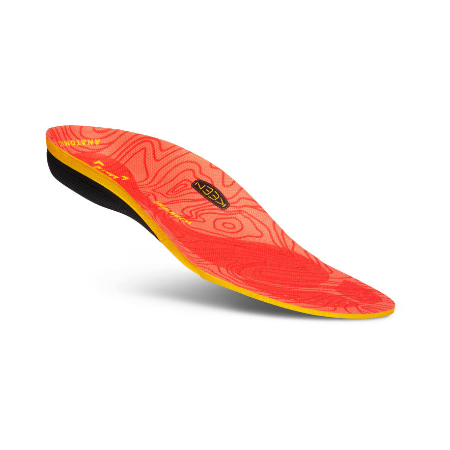 Women's High Arch Support Insoles for Outdoor Activities - K 30 Comfort Foot Cushion (Red) | Perfect for Hiking, Running & Long Walks