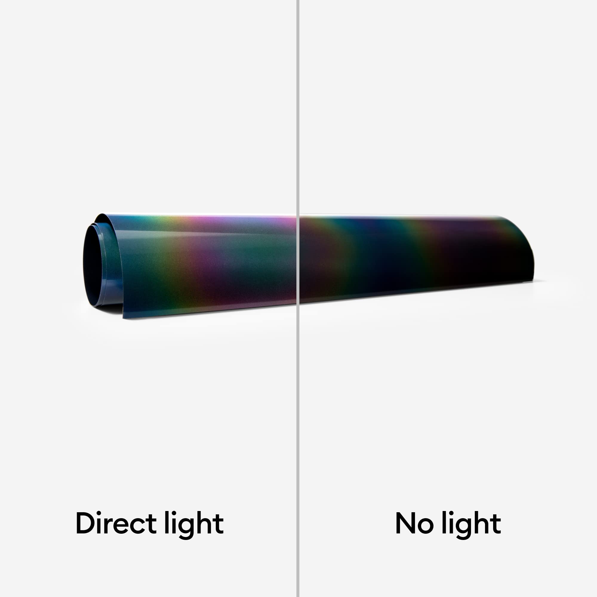 Cricut® Reflective Iron-On Vinyl - Rainbow HTV for DIY T-Shirts, Bags & Crafts | Heat Transfer Vinyl for Custom Apparel & Sports Gear | Perfect for Night Visibility & Personalized Gifts