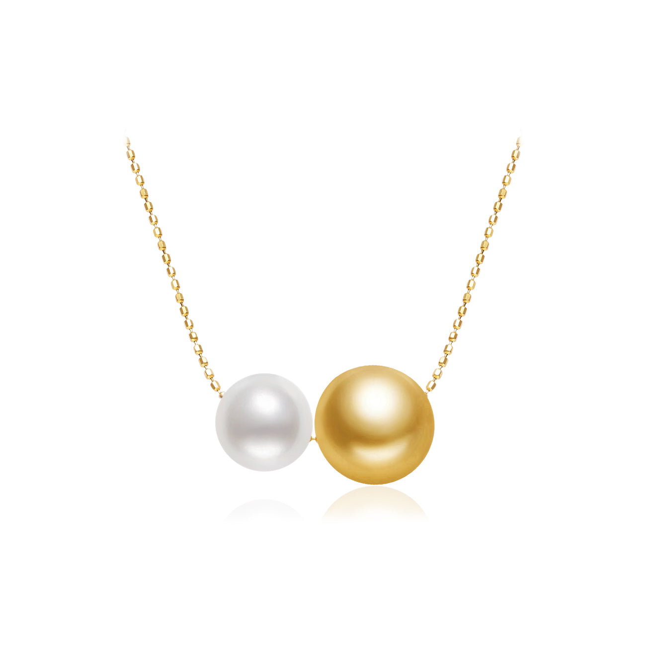18K Gold South Sea Golden Pearl Necklace KN00222 | Elegant Women's Jewelry Gift for Wedding, Anniversary & Special Occasions | Luxury Pearl Pendant Necklace for Brides, Mothers & Fashion Lovers