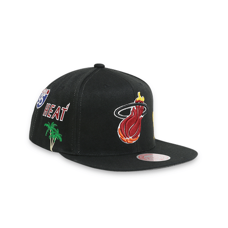 Miami Heat NBA Snapback Hat - Official Team Logo Adjustable Baseball Cap for Men & Women - Perfect for Basketball Games, Streetwear & Sports Fan Gifts