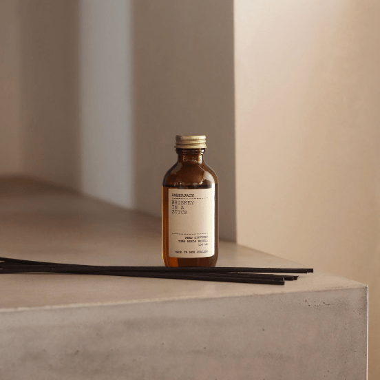 Premium Whiskey Scented Reed Diffuser Sticks - Long-Lasting Fragrance for Home & Office | Aromatherapy & Relaxation Gift Idea
