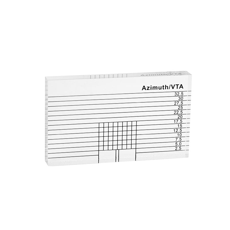 Azimuth & VTA Ruler for Tonearm and Cartridge Alignment - Perfect for Turntable Setup and Vinyl Record Player Adjustments