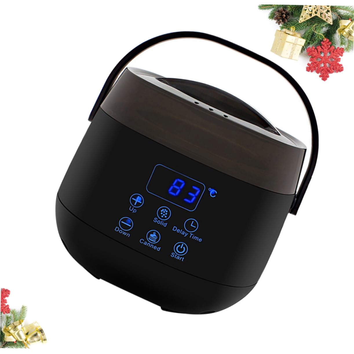 Professional Black Wax Warmer Machine for Hair Removal - Fast & Efficient Wax Heater for Salon & Home Use - Perfect for Bikini, Legs, Face & Body Waxing