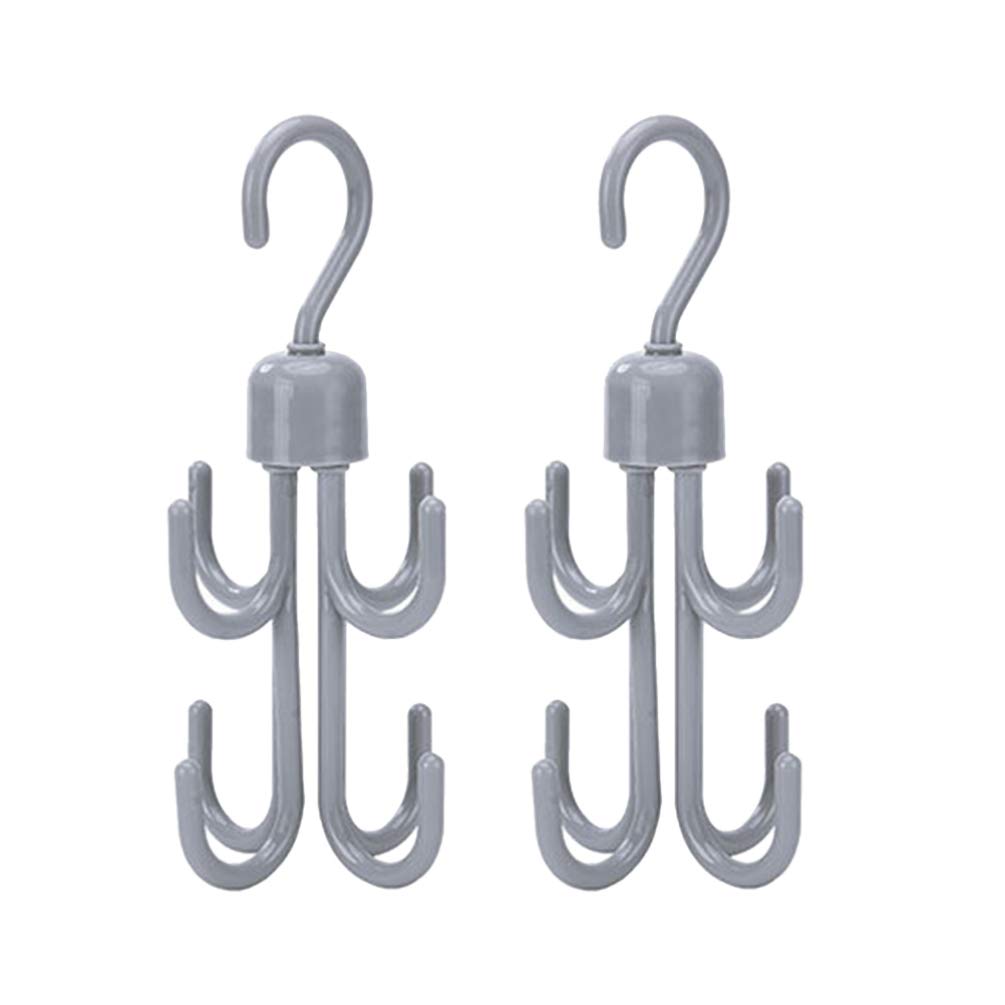 Cabilock 2-Pack Swivel Towel Hooks - Multipurpose Rotating Hangers for Towels, Totes, Purses & Organizing - Space Saving Closet & Bathroom Storage Solution