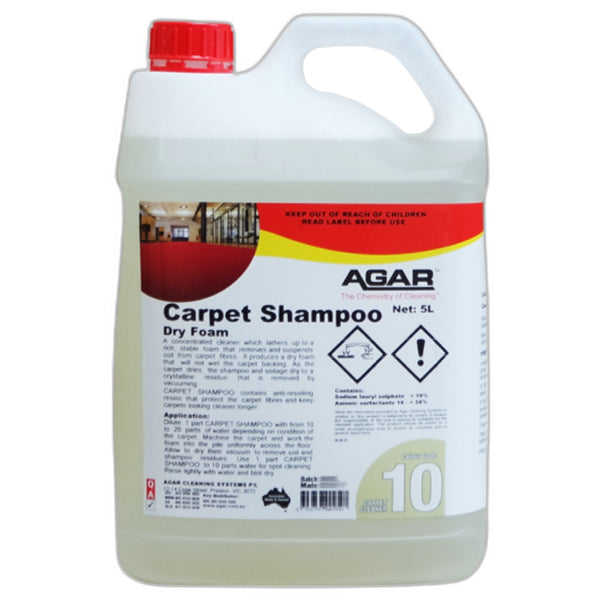 Agar Carpet Shampoo - Dry Foam Concentrated Cleaner for Deep Cleaning & Stain Removal | Perfect for Home, Office & Pet Areas