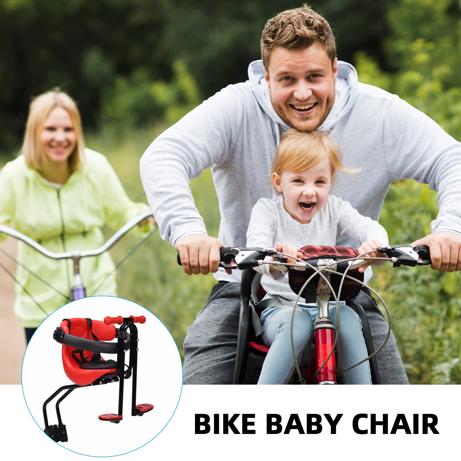 Best Front Mount Kids Bike Seat for Adults - Safe & Comfortable Child Bike Seat for Cycling, Commuting & Family Outdoor Adventures
