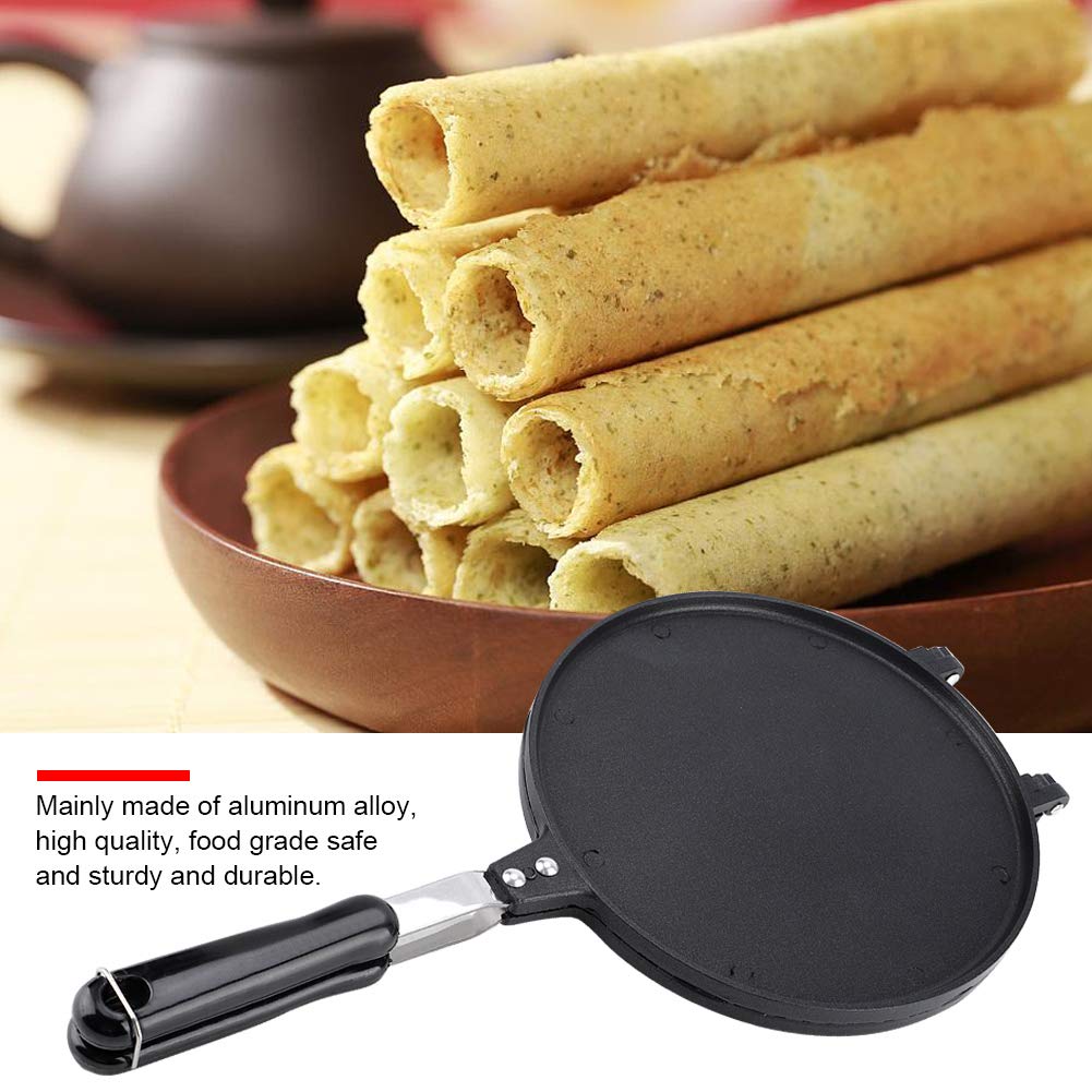 Non-Stick Waffle Cone Maker & Egg Waffle Pan - Double-Sided Pancake Baking Tool for Homemade Ice Cream Cones, Bubble Waffles & Desserts - Perfect for Home Kitchen, Parties & Cafes
