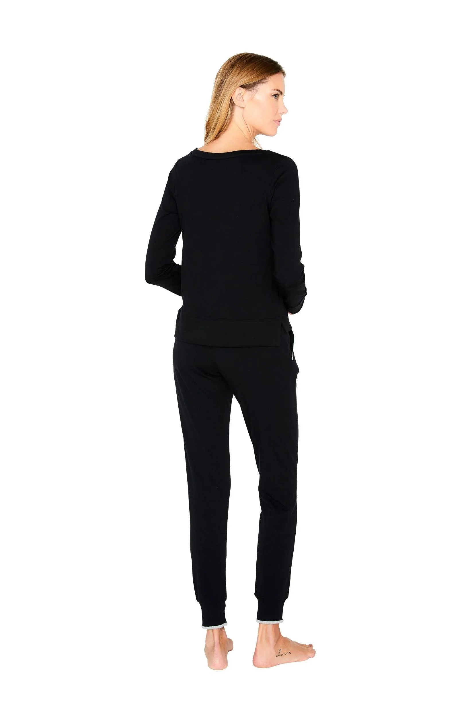 Women's Soft Long Sleeve Loungewear Set - Cozy Lounge Pants & Top Outfit for Home Relaxation, Yoga, and Sleep | Comfortable Casual Wear