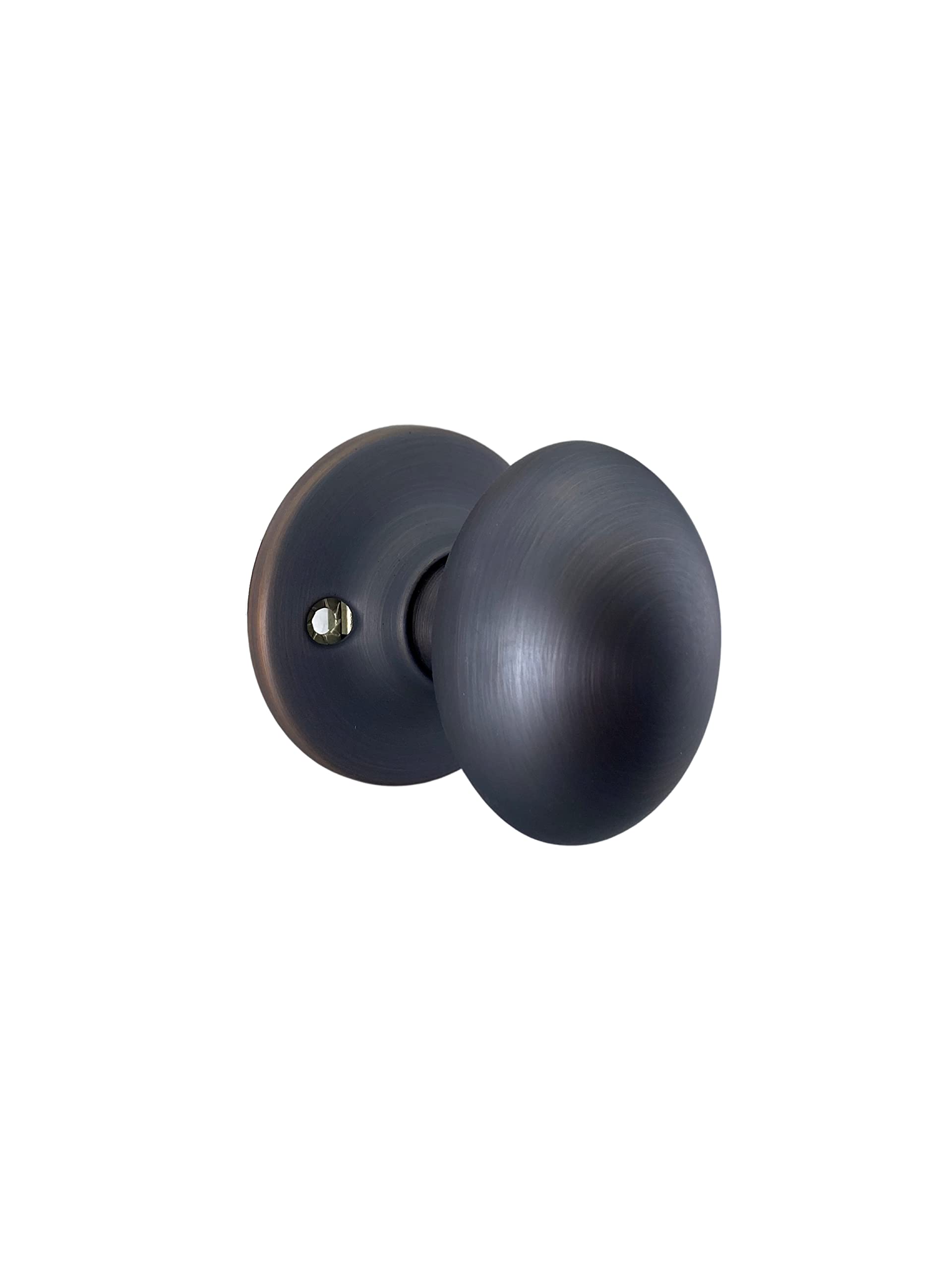 Better Home Products 51910b-XCP2 Miraloma Egg Style Door Knob Handleset in Oil Rubbed Bronze - 2 Pack for Interior Doors, Bedrooms & Bathrooms
