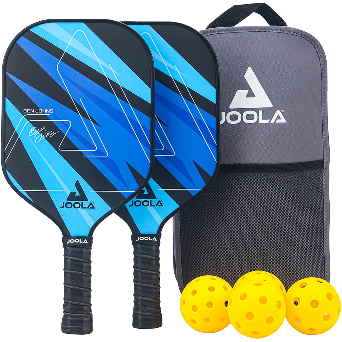 Ben Johns Blue Lightning Paddle Set - Premium Pickleball Paddles for Competitive Play & Tournament Training - Perfect for Outdoor & Indoor Court Games