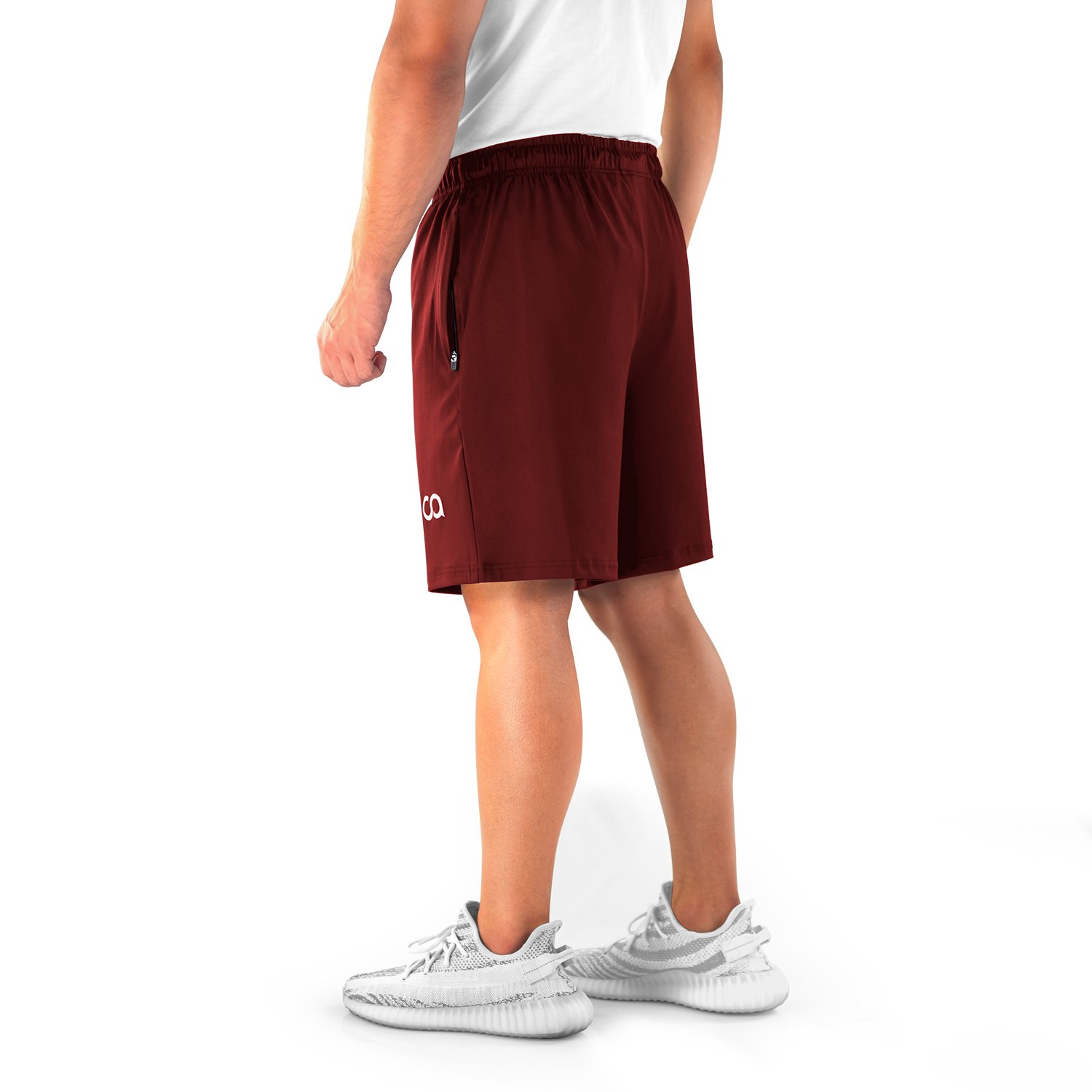 Men's Gym Shorts with Zipper Pockets - Breathable Workout Running Shorts for Training & Sports | Perfect for Gym, Jogging & Outdoor Activities