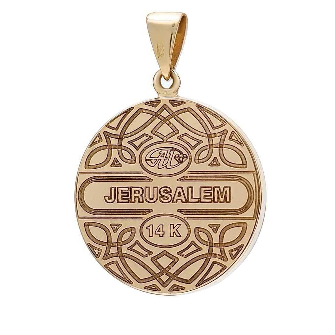 14K Yellow Gold Tree of Life Diamond Pendant Necklace - Handmade Jewelry from Jerusalem - Perfect for Women's Gifts, Anniversaries & Spiritual Occasions