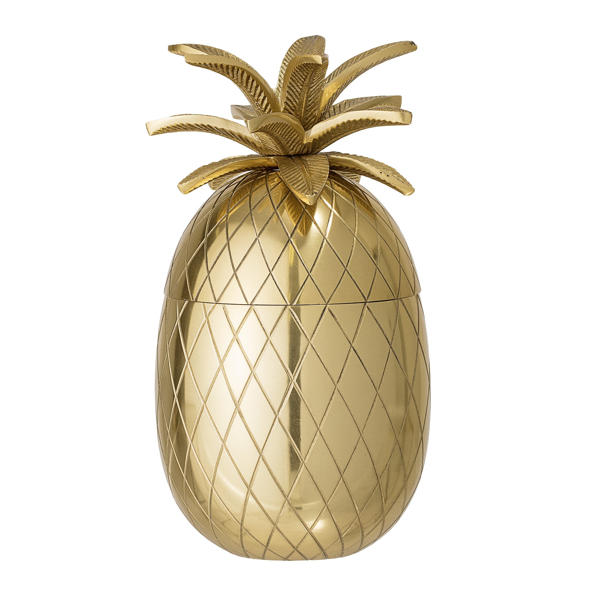 Bloomingville Gold Aluminum Ice Bucket - Elegant Champagne & Wine Cooler for Parties, Weddings & Home Bar Decor