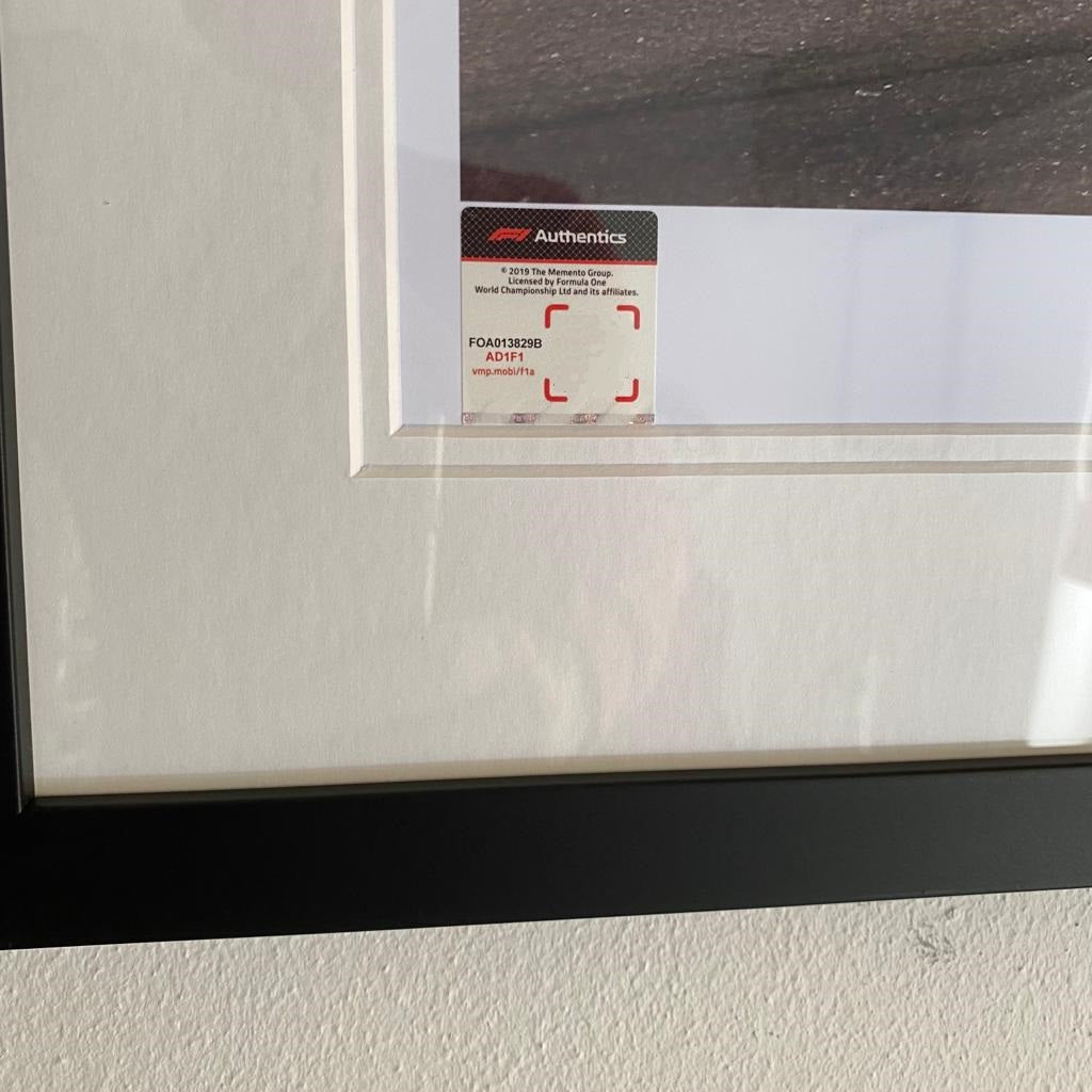 Authentic Signed F1 Official Mick Schumacher Hungaroring 2021 Collectible - Perfect for Motorsport Fans & Memorabilia Collectors