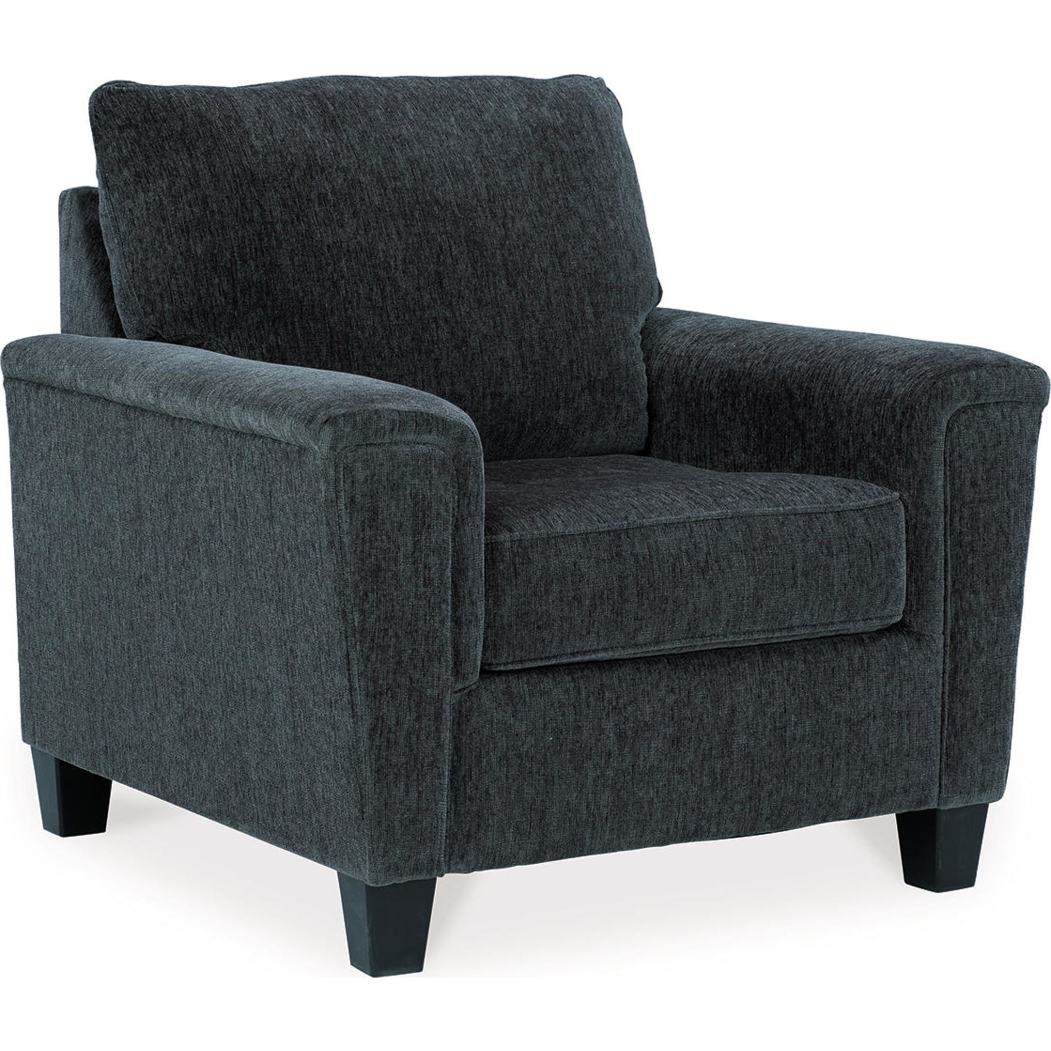 Abinger Chair Smoke - Modern Accent Chair with Comfortable Cushioning for Living Room, Bedroom, or Office