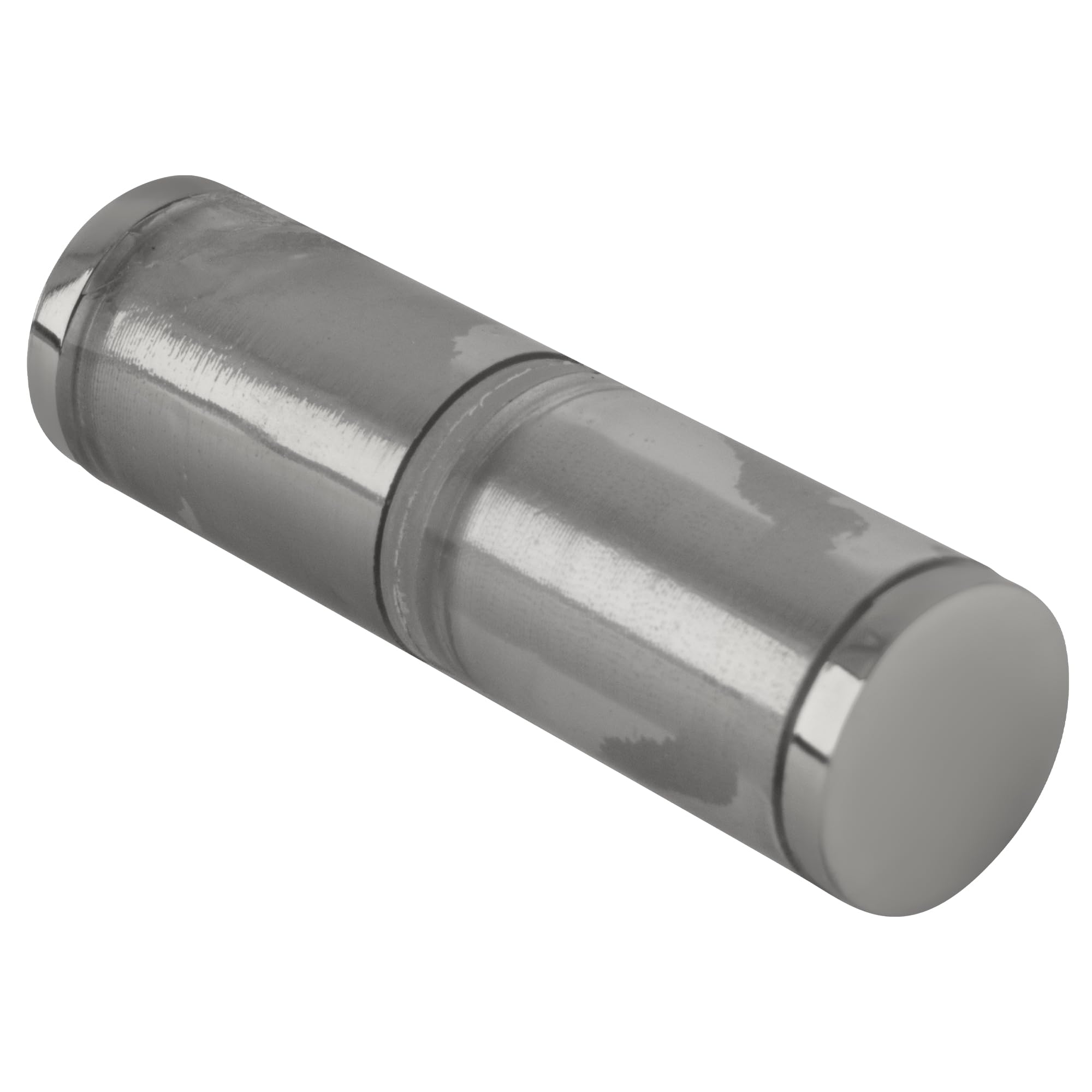 CRL Chrome Finish Cylinder Style Back-to-Back Shower Door Knob with Plastic Sleeve - Durable Bathroom Hardware for Modern Showers & Glass Doors