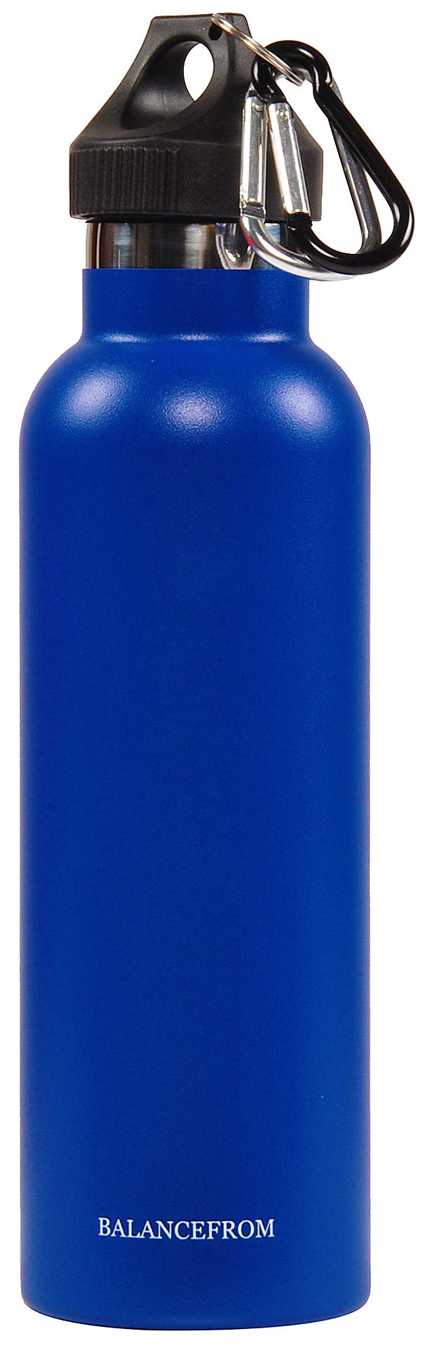 Signature Fitness Double-Wall Vacuum Insulated Stainless Steel Water Bottle - 3 Lids, 20oz/32oz, 12 Colors - Leakproof & Sweatproof for Gym, Hiking, Office & Travel