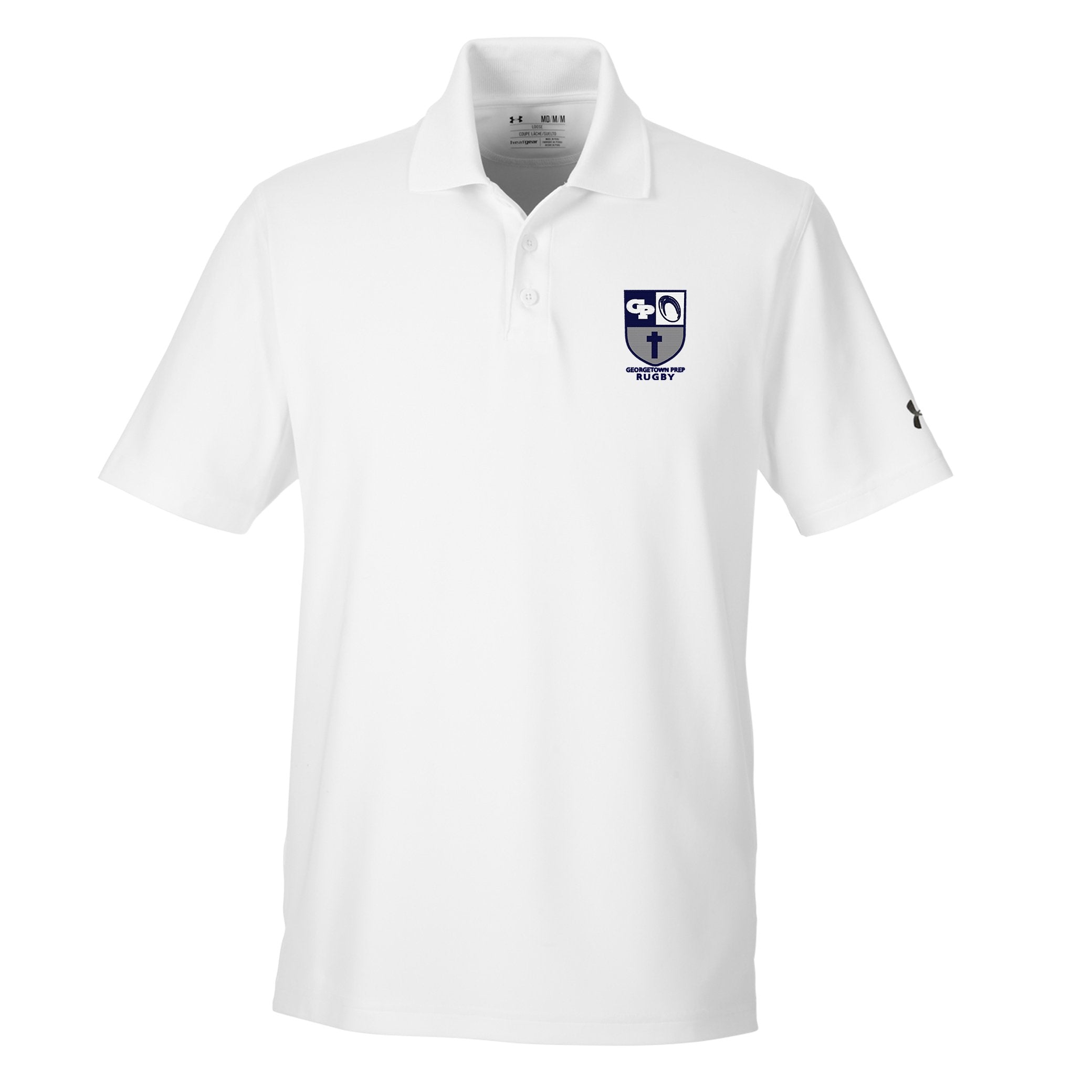 Georgetown Prep Rugby Corp Performance Polo Shirt - Breathable Quick-Dry Men's Rugby Jersey for Training & Matches - Perfect for Rugby, Lacrosse, and Sports Enthusiasts