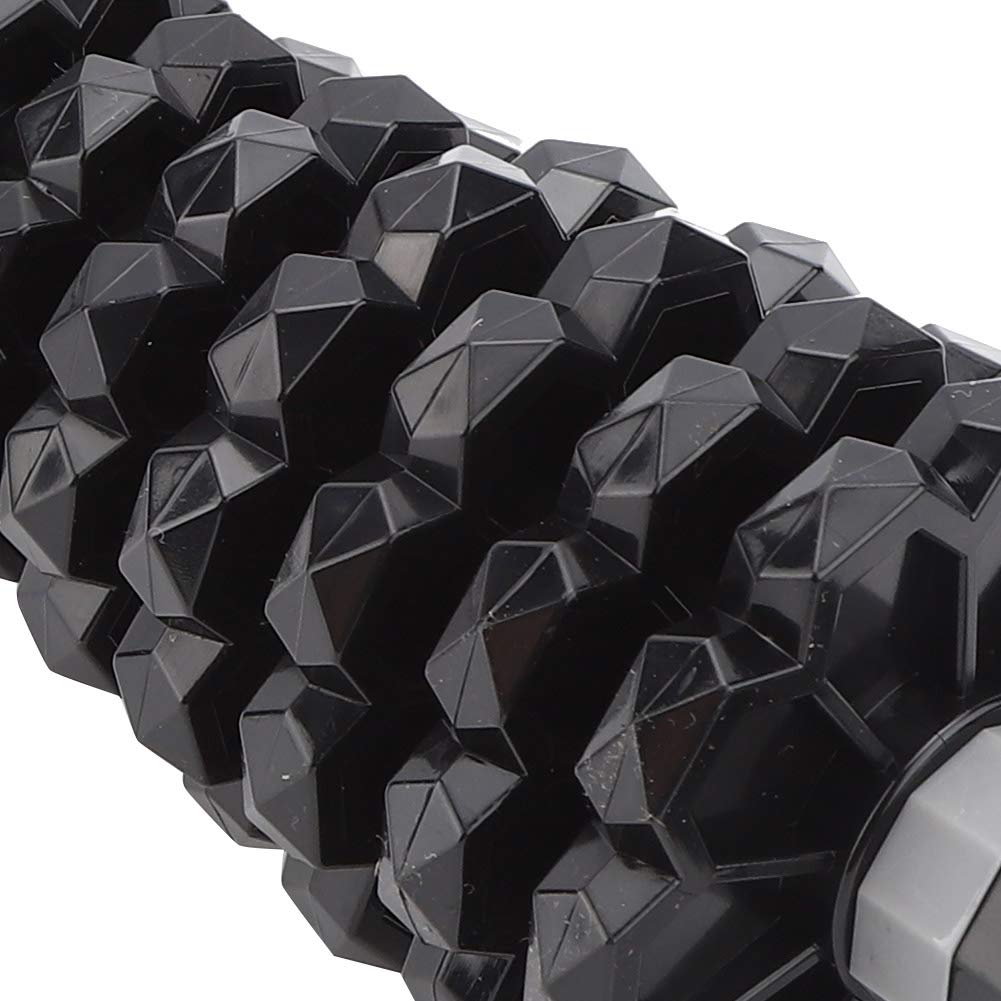 Premium Black Fitness Yoga Massage Stick Roller - Deep Muscle Relaxation & Recovery Tool for Athletes, Gym Workouts & Post-Exercise Pain Relief