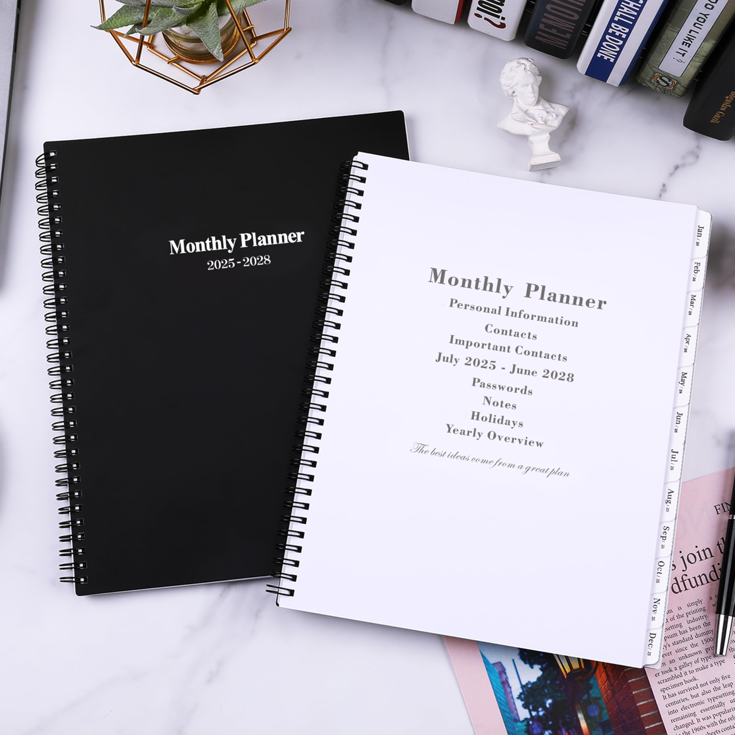2025-2028 Monthly Planner Calendar - 3 Year Academic Planner from July 2025 to June 2028 | 9
