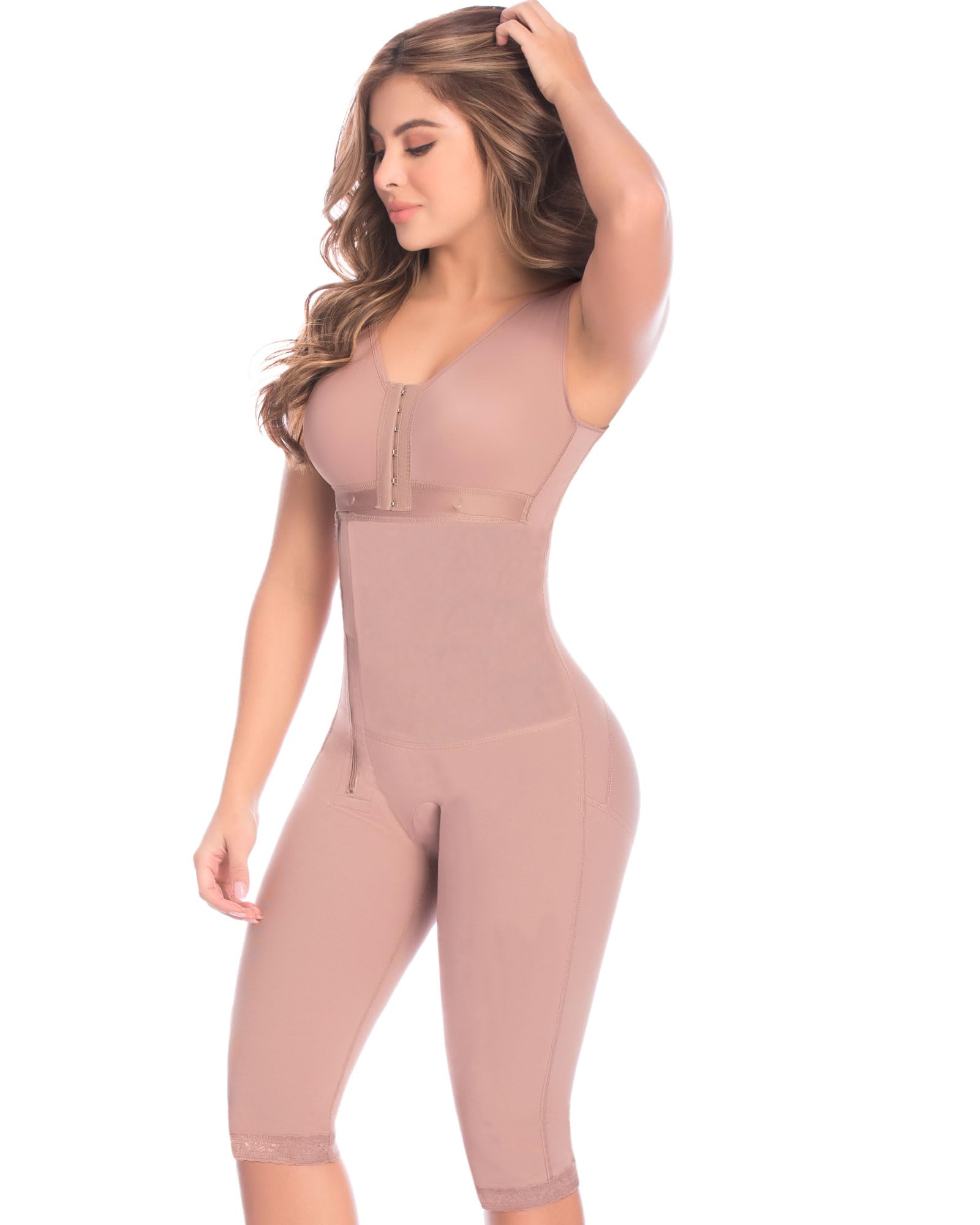 FAJAS DISENOS D'PRADA DELIÉ High Compression Shapewear for Women - Tummy Control Colombian Girdle with Abdomen Support | Perfect for Postpartum Recovery, Weight Loss & Body Shaping