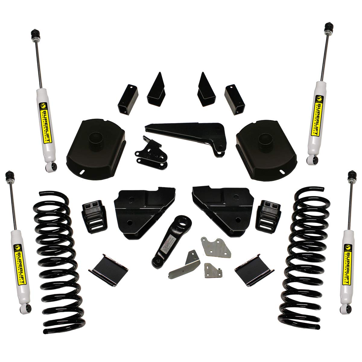 Superlift Suspension Lift Kit - Heavy Duty Truck Lift Components for Off-Road & Towing | Jeep, Ford, Chevy & RAM 4x4 Upgrades | Durable Lift System for Enhanced Performance & Ground Clearance