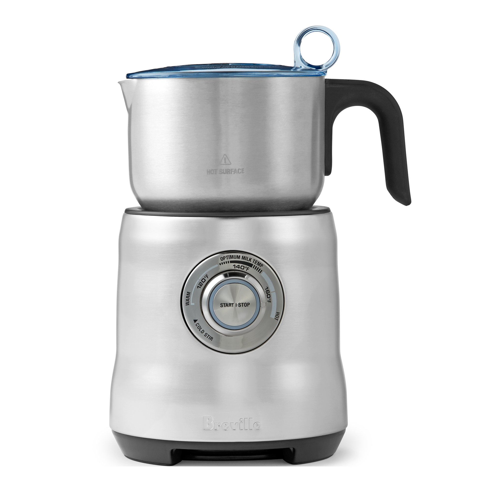 Breville Milk Café Frother - Stainless Steel Milk Frother for Lattes, Cappuccinos & Hot Chocolate - Perfect for Home Coffee Bars & Café Style Drinks