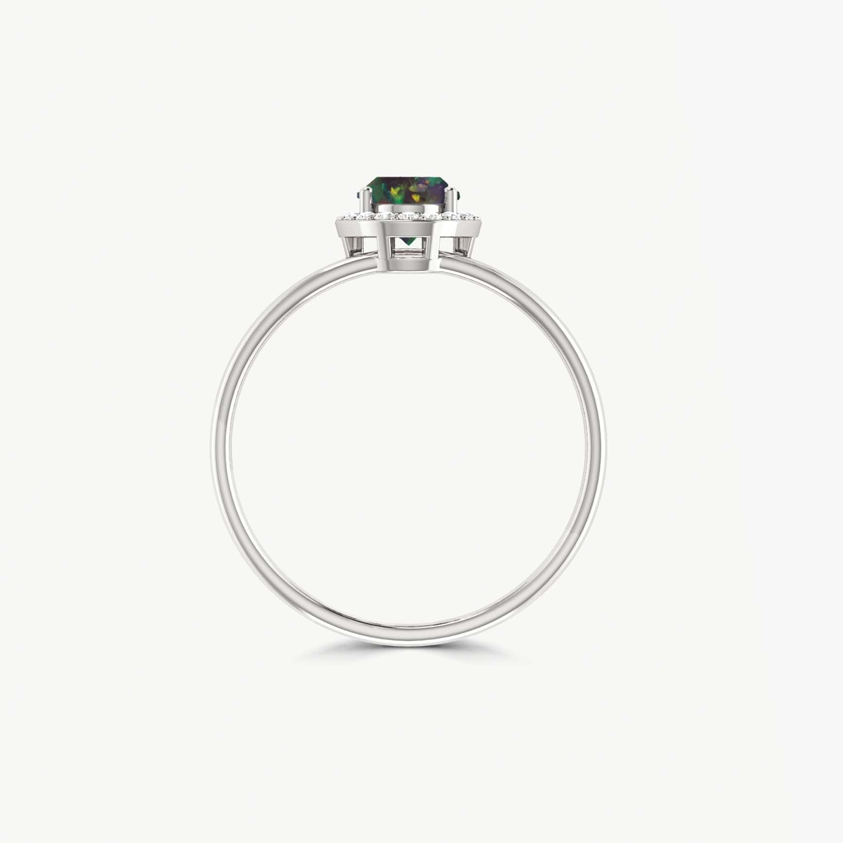 Exquisite Black Fire Oval Ethiopian Opal Gold Wedding Ring for Women – Elegant Bridal Jewelry for Engagement, Anniversary & Special Occasions