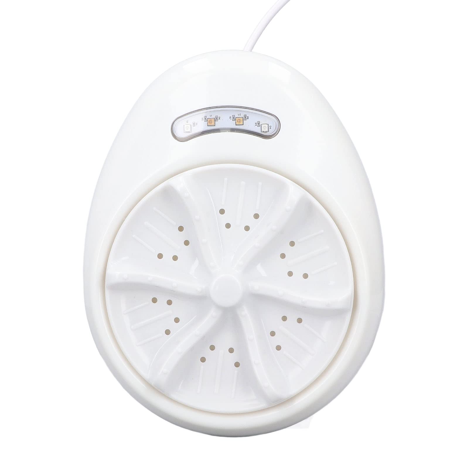 Mini Washing Machine Portable - 120W 100-240V 50/60Hz ABS 3-in-1 Ultrasonic Turbine Washer with US Plug | Compact Laundry Solution for Travel, Business Trips, College Dorms & Small Apartments | Perfect for Clothes, Underwear & Light Fabrics