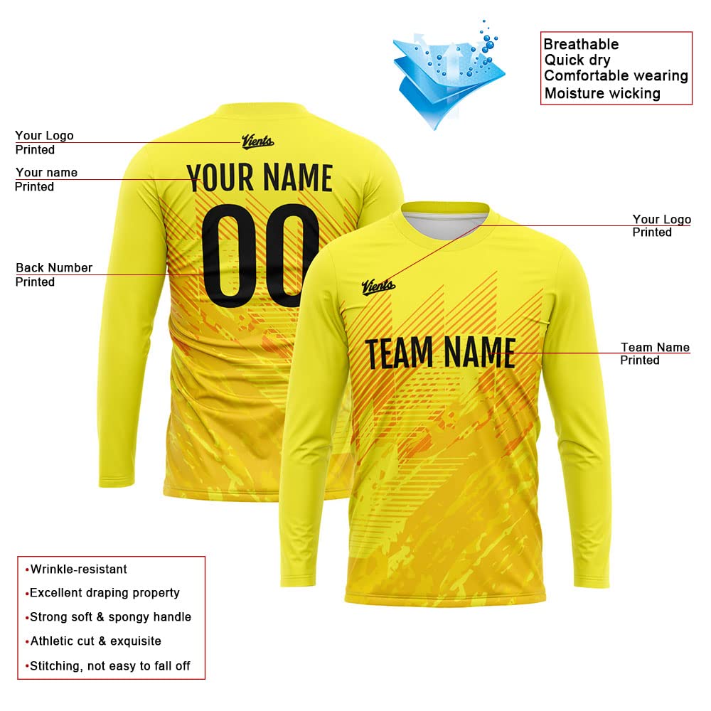 Custom Long Sleeve Basketball Soccer Football Shooting T-Shirt for Men, Women & Youth - Athletic Performance Tee for Training, Games & Team Sports