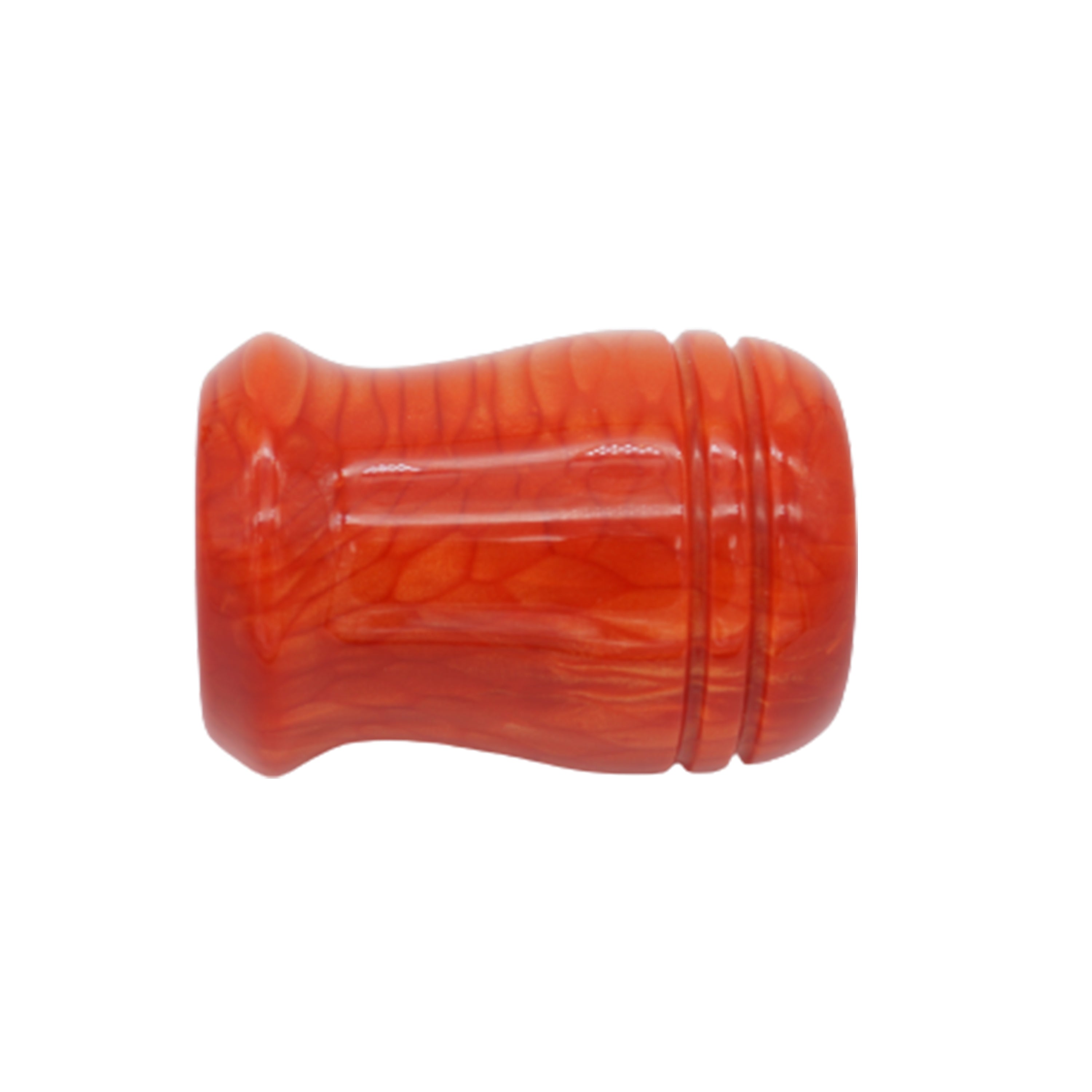 Premium Red Snakeskin Handcrafted Shaving Brush Handle - Fits 24mm & 26mm Knots - Perfect for Wet Shaving & Grooming Gifts for Men
