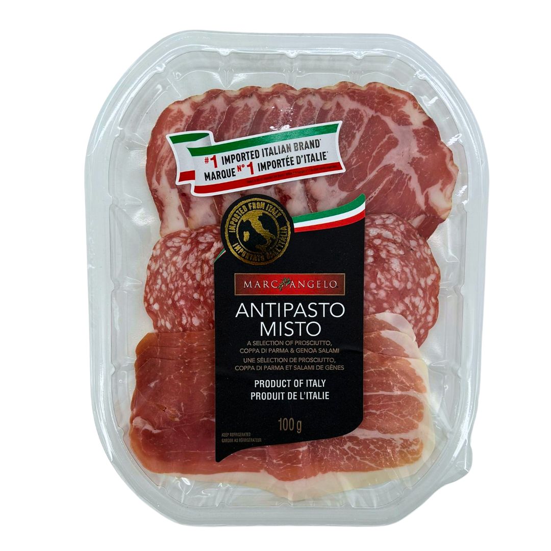 Marcangelo Antipasto Misto Pre-Sliced Italian Charcuterie Board | Perfect for Parties, Charcuterie Platters & Gourmet Snacking