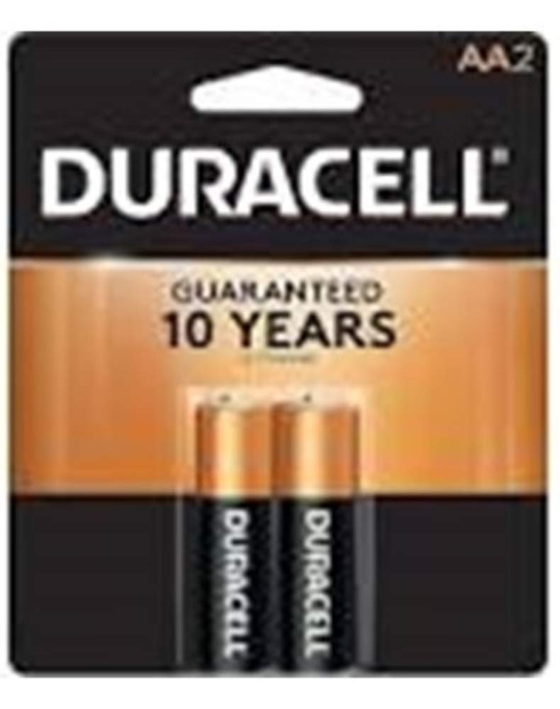 Duracell AA Alkaline Batteries 1.5V (2 Pack) MN1500 LR6 - Long Lasting Power for Toys, Flashlights, Remote Controls & Electronic Devices