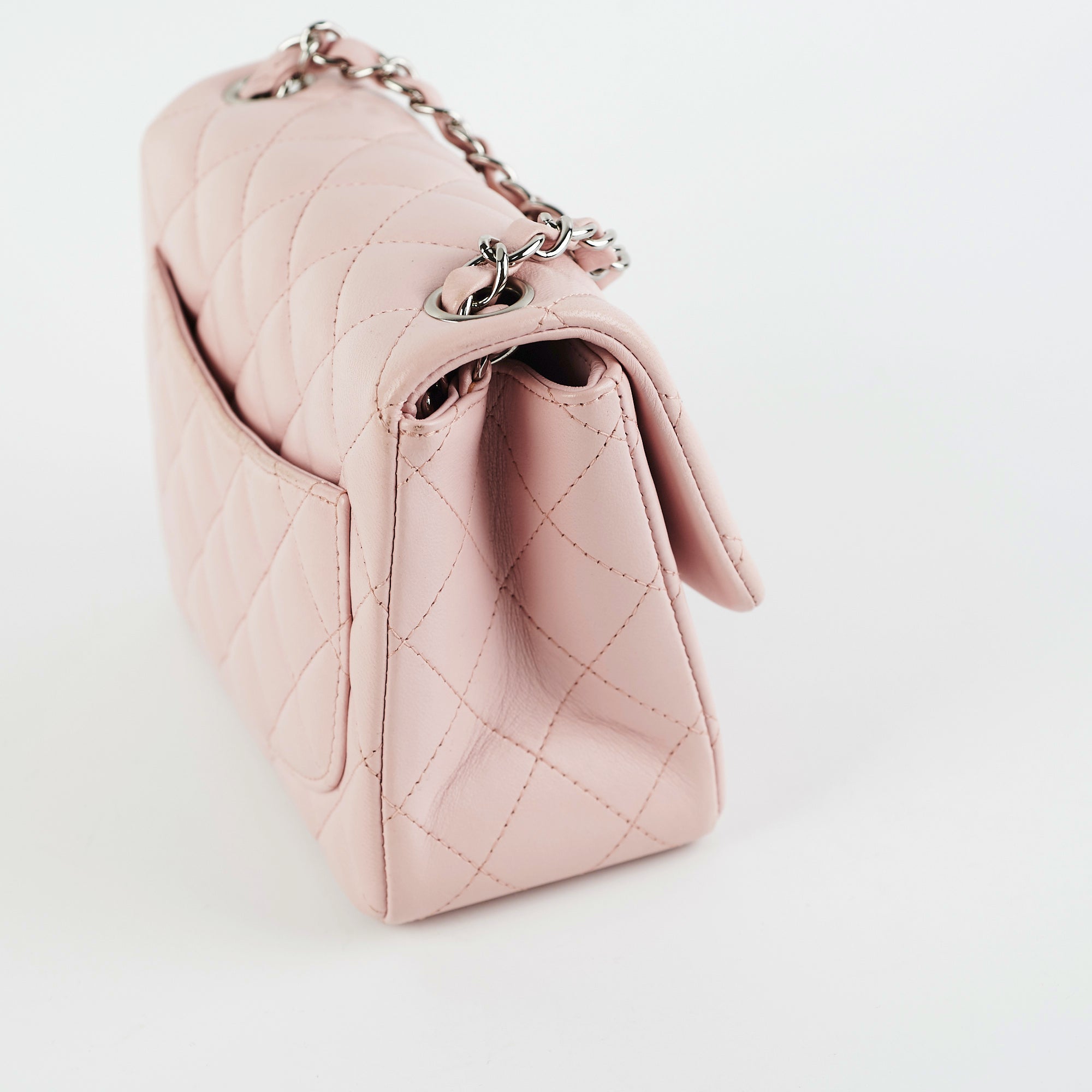 Chanel Mini Square Pink Flap Bag - Luxury Quilted Leather Crossbody Purse for Women | Perfect for Parties, Dates & Special Occasions