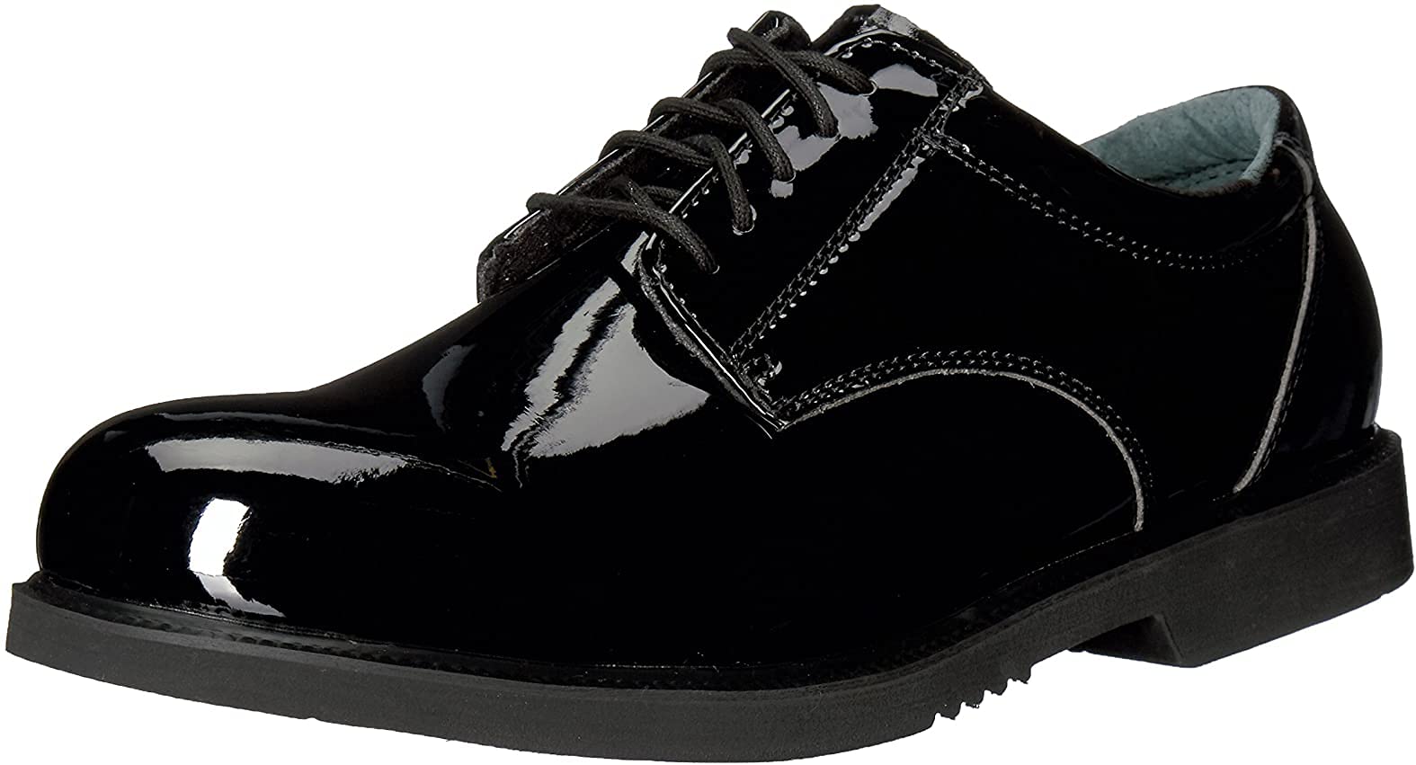 Thorogood Men's & Women's Black Poromeric Uniform Oxford Dress Shoes - Comfortable & Durable for Work, Police, Security & Formal Occasions
