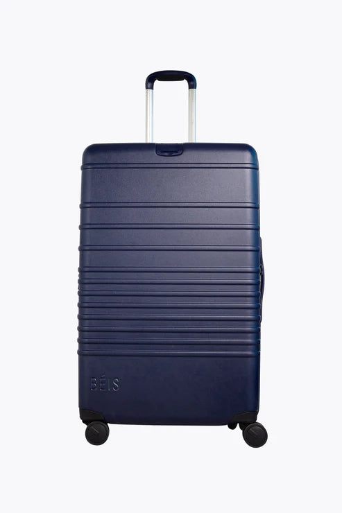 Navy Blue Large Check-In Luggage Roller Suitcase - Perfect for Air Travel, Business Trips & Vacation Packing