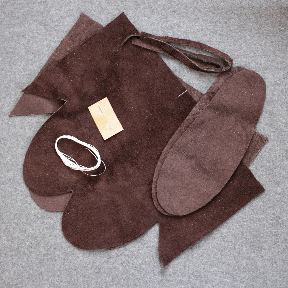 Premium Men's Moccasin Kit - Handmade Leather DIY Moccasin Making Set for Crafters - Perfect for Outdoor Camping, Hiking & Cozy Home Wear