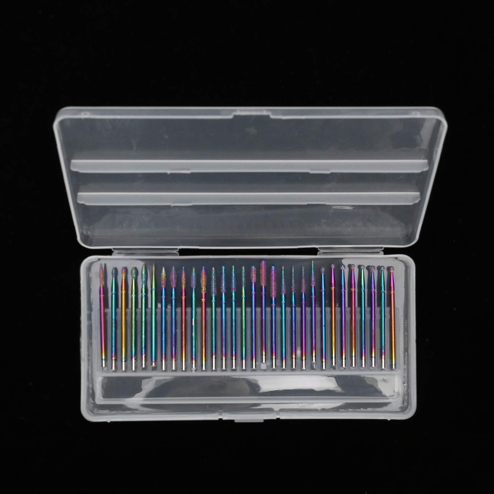 2 Pack Interchangeable Nail Grinding Heads - Professional Nail Sanding Bits for Nail Art Salon & DIY Manicure at Home - Perfect for Acrylic, Gel & Natural Nail Care
