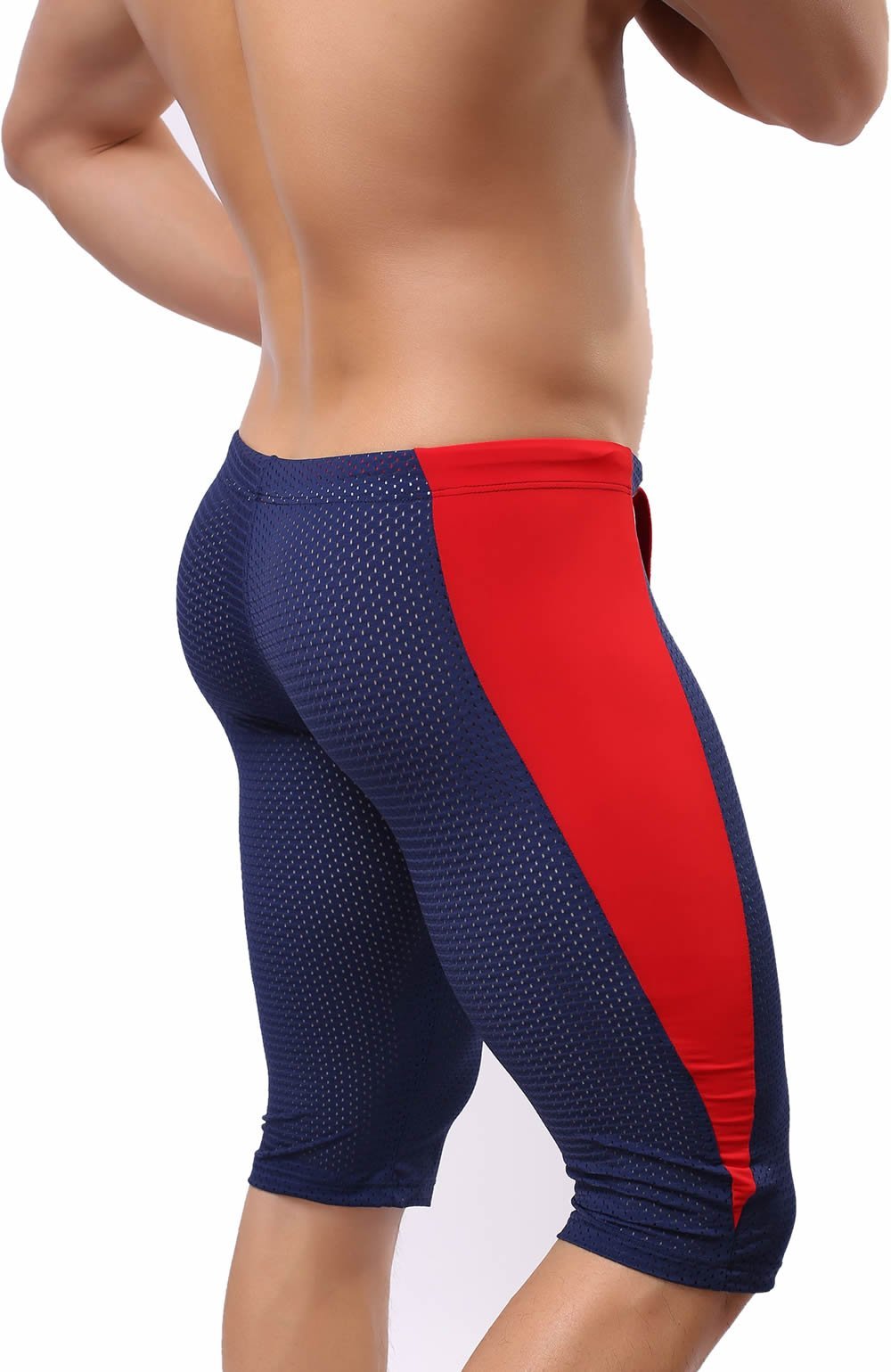 Men's Breathable Mesh Sports Shorts - Stretch Fitness Leggings for Running & Workout B2227 | Ideal for Gym, Jogging & Casual Wear