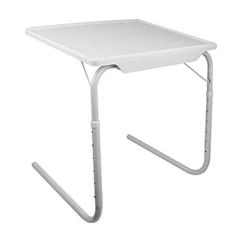Adjustable Folding Laptop Table - Portable Bed Tray Desk for Sofa, Couch & TV Snacks - Lightweight & Easy to Assemble - Perfect for Home Office, Gaming & Breakfast in Bed