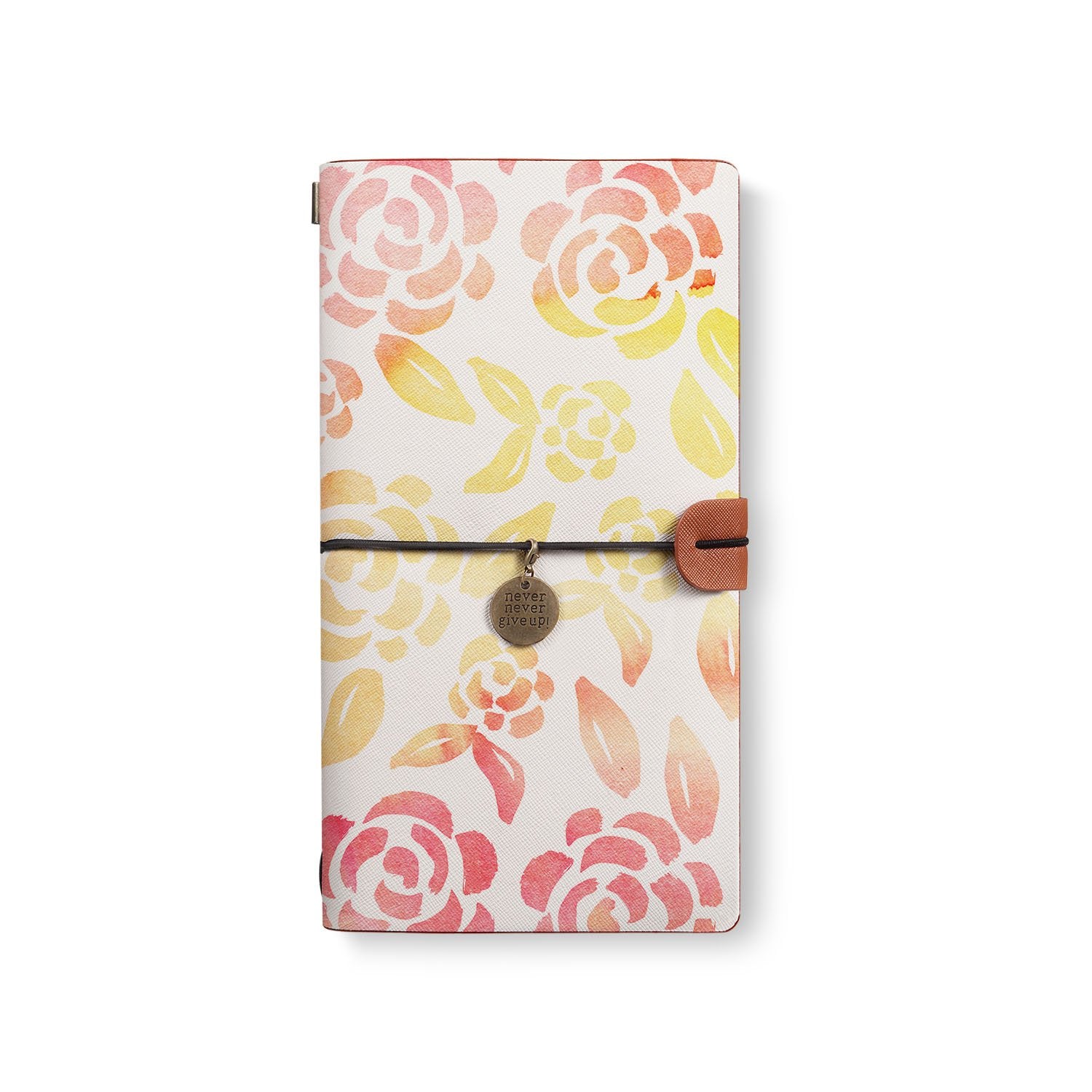 Premium Traveler's Notebook - Rose Gold Leather Journal for Writing, Sketching & Planning | Perfect Travel Companion, Gift Idea & Daily Diary for Women & Men