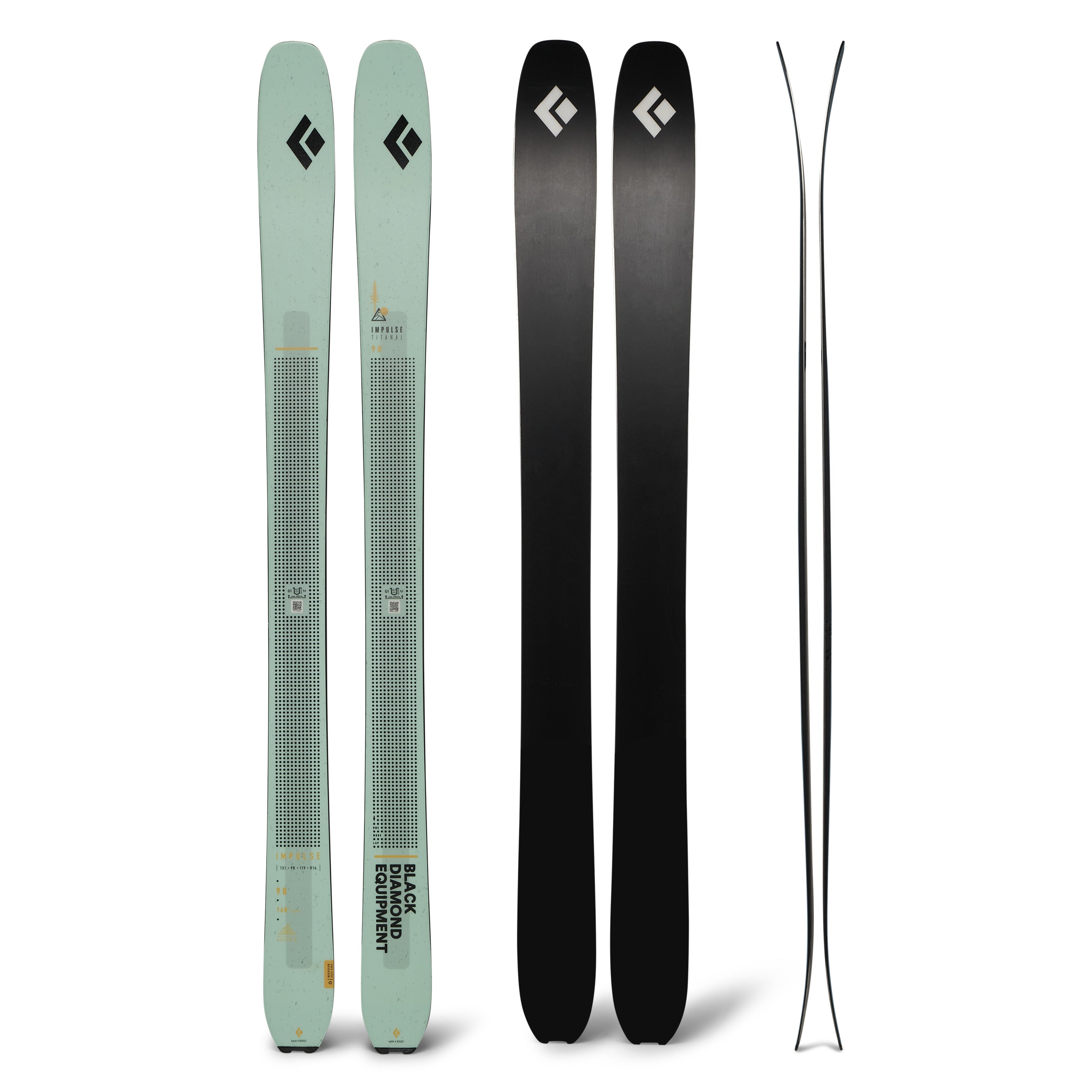 Women's Impulse Ti 98 Skis - All-Mountain Performance Skis for Intermediate to Advanced Skiers | Perfect for Powder, Groomers & Carving on Varied Terrain