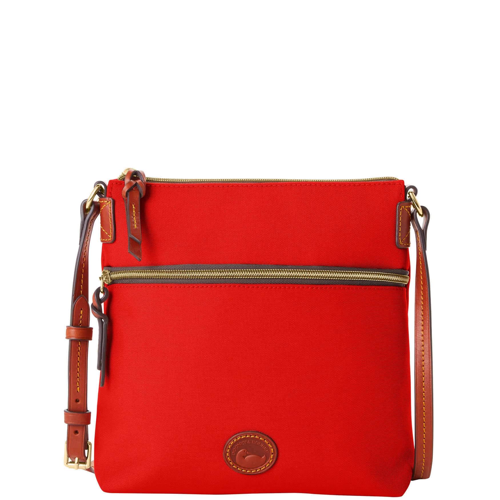 Dooney & Bourke Women's Nylon Crossbody Bag with Zipper Pockets - Stylish & Functional Purse for Everyday Use, Travel & Work Accessories