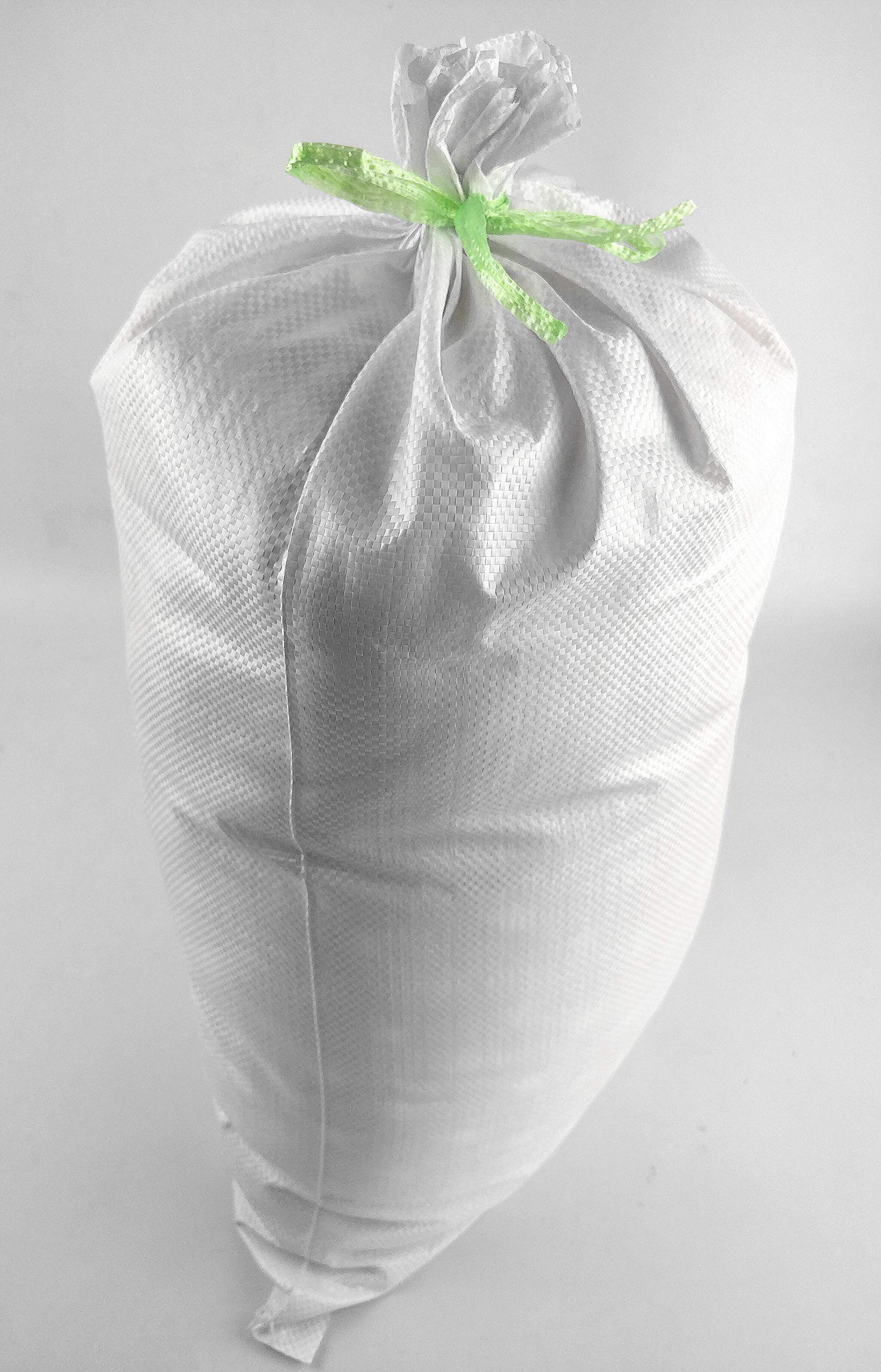 Empty White Woven Polypropylene Sandbags - Heavy Duty 14