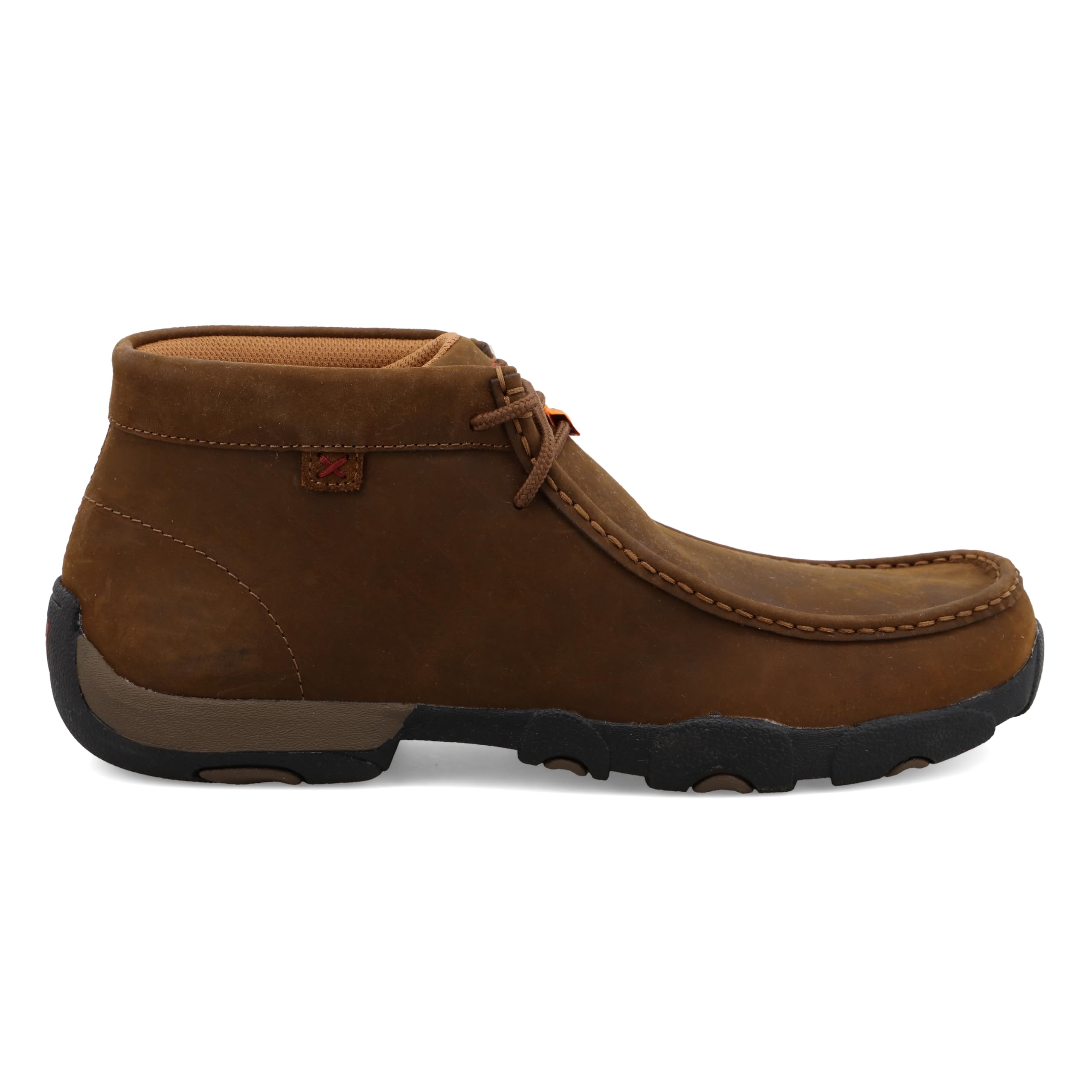 Twisted X Men's Work Chukka Driving Moc - Comfortable Moc Toe Work Boots for Outdoor, Casual & Driving | Durable Leather Shoes for Construction, Hiking & Everyday Wear